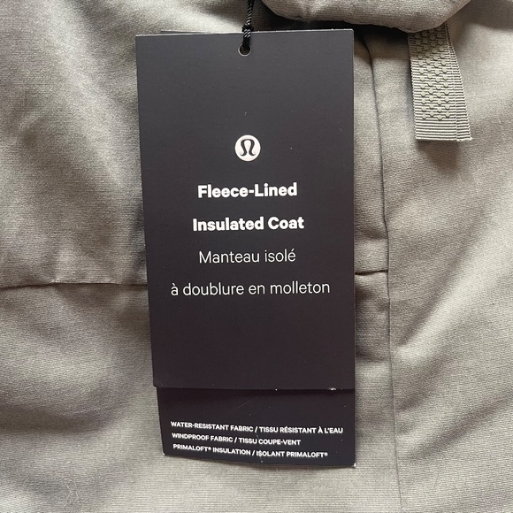 Lululemon Fleece-Lined Insulated Coat – Green, M | New With Tags - Picture 12 of 16
